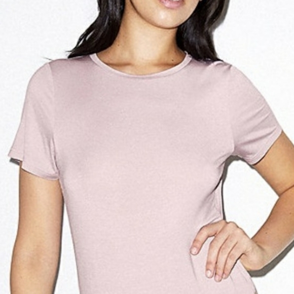 American Apparel Mix Modal Fitted T-Shirt - Picture 7 of 12